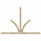 Ekena Millwork Richland Rough Sawn Timber Gable Bracket, Douglas Fir, 96"W x 64"H x 4"D x 4"F, 16/12 Pitch GBW096X64X0404RIC00RDF - alternate 1